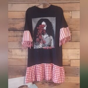 Upcycled Graphic T-shirt/ Dress